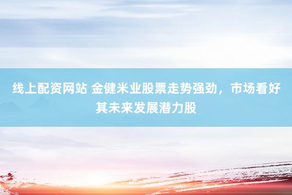 线上配资网站 金健米业股票走势强劲，市场看好其未来发展潜力股