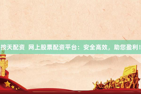 按天配资  网上股票配资平台：安全高效，助您盈利！
